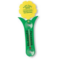 Flower Indoor/ Outdoor Thermometer w/ Suction Cups